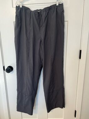 LizGolf By Liz Claibore Women's Livvy Pants Gray Drawstring XL Golf Outdoors